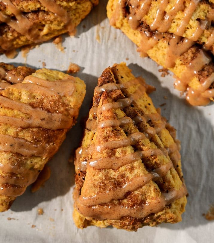 Layered Pumpkin Spice Latte Scones – Samson's Daughter