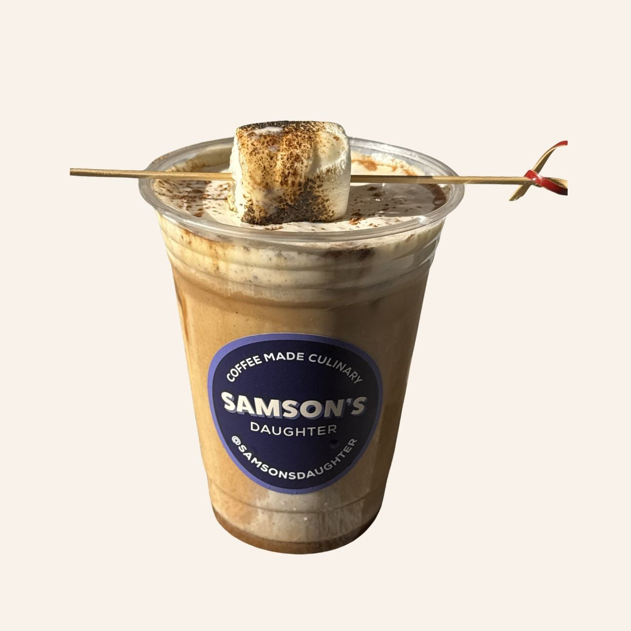 Marshmallow Churro Iced Latte